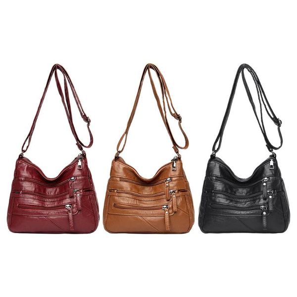 evening bags ladies multi-pocket crossbody bag lightweight soft pu leather shoulder women zipped handbag adjustable strap
evening bags ladies multi-pocket crossbody bag lightweight soft pu leather shoulder women zipped handbag adjustable strap