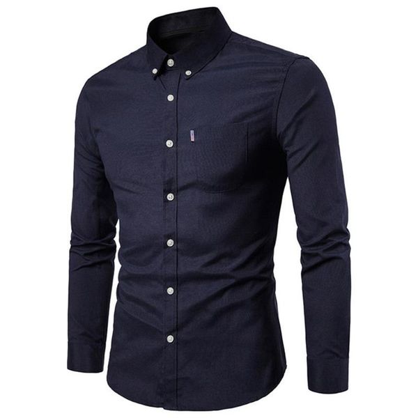 men's dress shirts men solid color turn down collar long sleeve shirt slim button pocket work top, White;black
men's dress shirts men solid color turn down collar long sleeve shirt slim button pocket work top, White;black