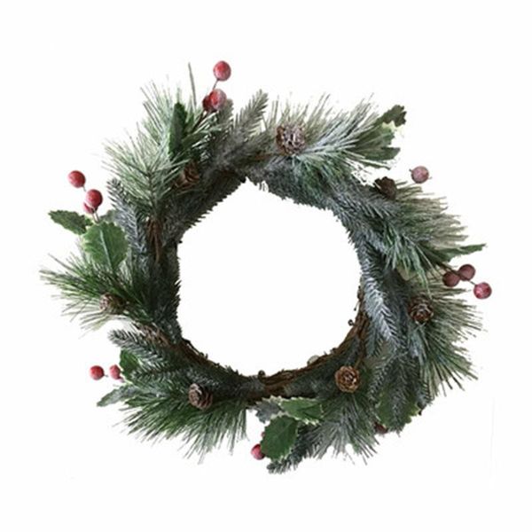 decorative flowers & wreaths pine needles decor pinecone simulation cedar christmas wreath berry ring wall hanging frost indoor decorations
decorative flowers & wreaths pine needles decor pinecone simulation cedar christmas wreath berry ring wall hanging frost indoor decorations