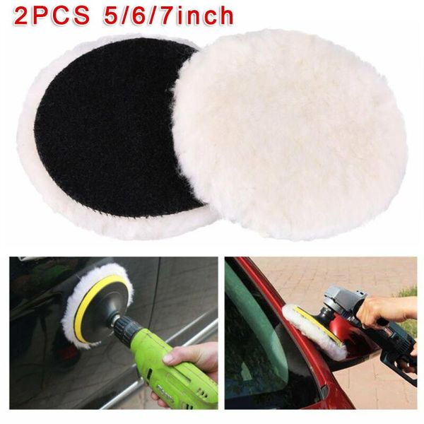 car sponge 2pcs polishing pads 5/6/7 inch wool buffing bonnets sanding on buffer and high quality
car sponge 2pcs polishing pads 5/6/7 inch wool buffing bonnets sanding on buffer and high quality