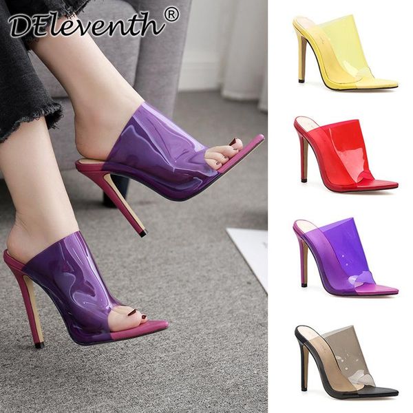 sandals color high-heeled shoes will code woman candy transparent sharp sexy, Black
sandals color high-heeled shoes will code woman candy transparent sharp sexy, Black