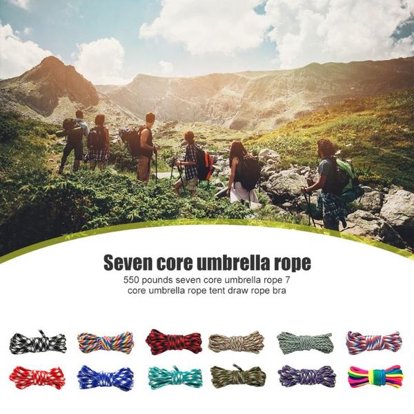 diy 7 strand core tent paracord rope outdoor camp parachute cord clothesline camping rope hiking clothesline 12x
diy 7 strand core tent paracord rope outdoor camp parachute cord clothesline camping rope hiking clothesline 12x