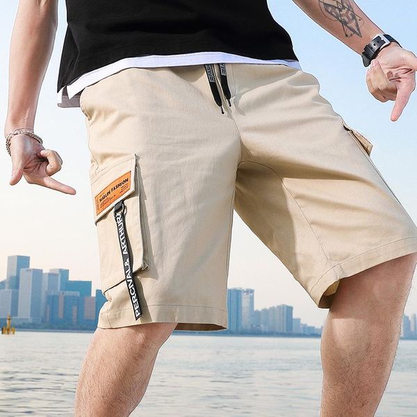 men's shorts pure cotton mens cargo summer 2021 male casual boys pocket fashion streetwear pants sports long bermuda z032, White;black
men's shorts pure cotton mens cargo summer 2021 male casual boys pocket fashion streetwear pants sports long bermuda z032, White;black