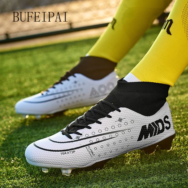 bufeipainew arrival outdoor soccer shoes high ankle football boots kids cleats training women sport sneakers futsal
bufeipainew arrival outdoor soccer shoes high ankle football boots kids cleats training women sport sneakers futsal