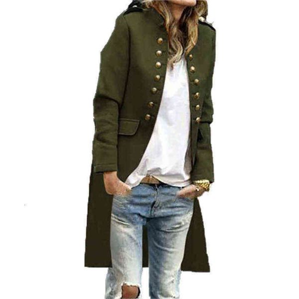 autumn and winter street trendsetter solid color cardigan et fashion pocket slim fit medium long windbreaker women, Black
autumn and winter street trendsetter solid color cardigan et fashion pocket slim fit medium long windbreaker women, Black