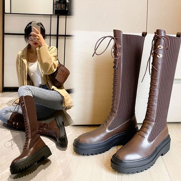 2021 knee-boots woman natural flyknik boot european and tube women long boots online z7fj, Black
2021 knee-boots woman natural flyknik boot european and tube women long boots online z7fj, Black