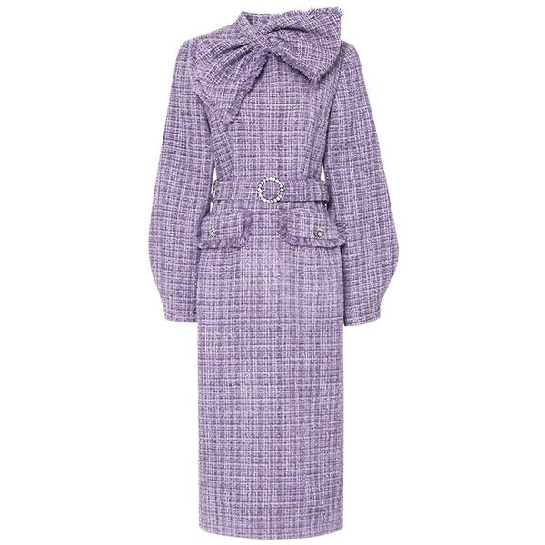 casual dresses arrival winter bright silk tweed woolen dress women vintage lantern sleeve bow slim elegant package hip, Black;gray
casual dresses arrival winter bright silk tweed woolen dress women vintage lantern sleeve bow slim elegant package hip, Black;gray