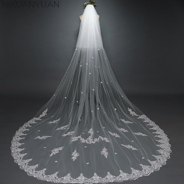 bridal veils two layer 3.8 meters bling sequins lace edge luxury long wedding with comb white ivory veil 2021, Black
bridal veils two layer 3.8 meters bling sequins lace edge luxury long wedding with comb white ivory veil 2021, Black