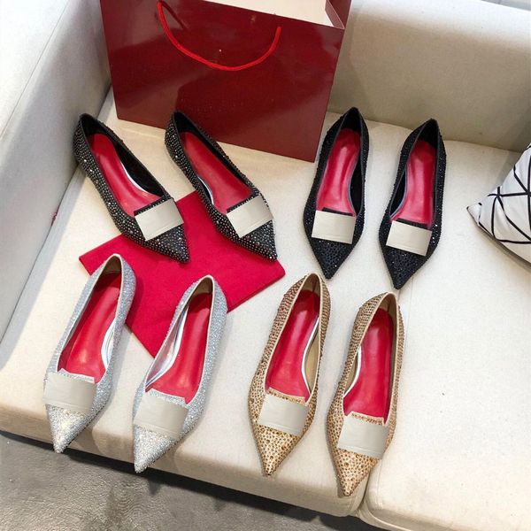 womens wear new flat heel fashion pointed diamond womens shoes shallow diamond square button single shoes formal shoes, Black
womens wear new flat heel fashion pointed diamond womens shoes shallow diamond square button single shoes formal shoes, Black