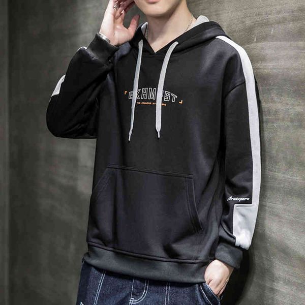 2021 new spring and autumn Sweater Hoodie youth loose casual fashion brand Korean upper garment men's wear, Black
2021 new spring and autumn Sweater Hoodie youth loose casual fashion brand Korean upper garment men's wear, Black