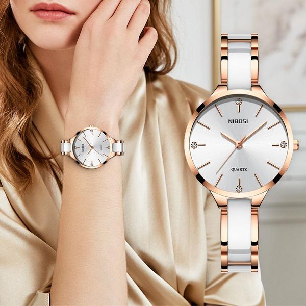 wristwatches nibosi women watch casual fashion ceramic simple diamond clock sport waterproof wristwatch relogio feminino, Slivery;brown
wristwatches nibosi women watch casual fashion ceramic simple diamond clock sport waterproof wristwatch relogio feminino, Slivery;brown