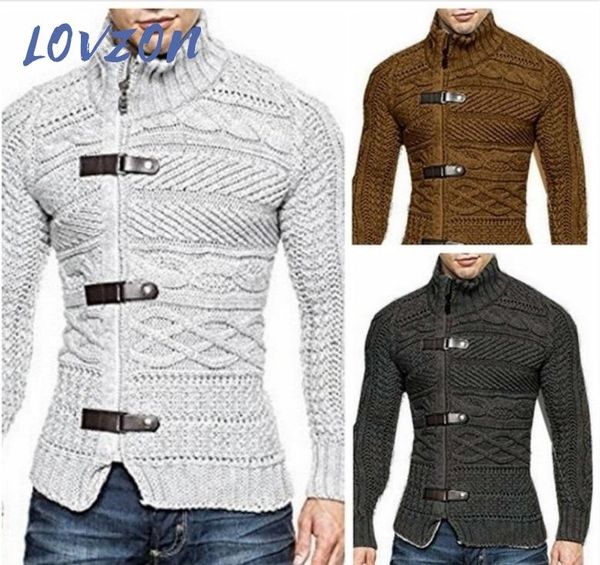 lovzon autumn winter mens sweater coat casual warm sweater cardigan men solid turtleneck slim fit knitting thick clothes, White;black
lovzon autumn winter mens sweater coat casual warm sweater cardigan men solid turtleneck slim fit knitting thick clothes, White;black
