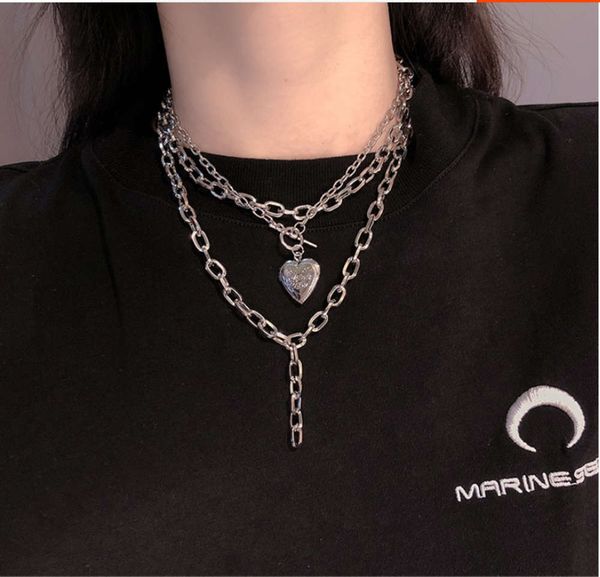 hbp fashion ins harajuku windnet red same neck men's and women's hip hop necklace multi layer love pendant small crowd clavicle ch, Silver
hbp fashion ins harajuku windnet red same neck men's and women's hip hop necklace multi layer love pendant small crowd clavicle ch, Silver