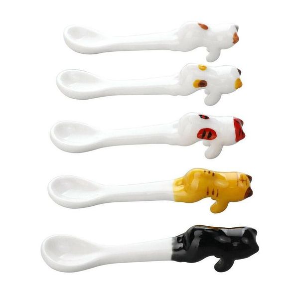 kitchen tool novelty gift ceramic cartoon cute cat animal spoon hanging coffee dessert spoon unique ice cream flatware
kitchen tool novelty gift ceramic cartoon cute cat animal spoon hanging coffee dessert spoon unique ice cream flatware