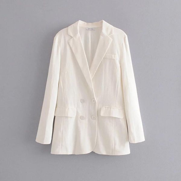 women's suits & blazers women elegant blazer white ladies notched collar casual 2021 spring-autumn solid girls chic jackets set, White;black
women's suits & blazers women elegant blazer white ladies notched collar casual 2021 spring-autumn solid girls chic jackets set, White;black