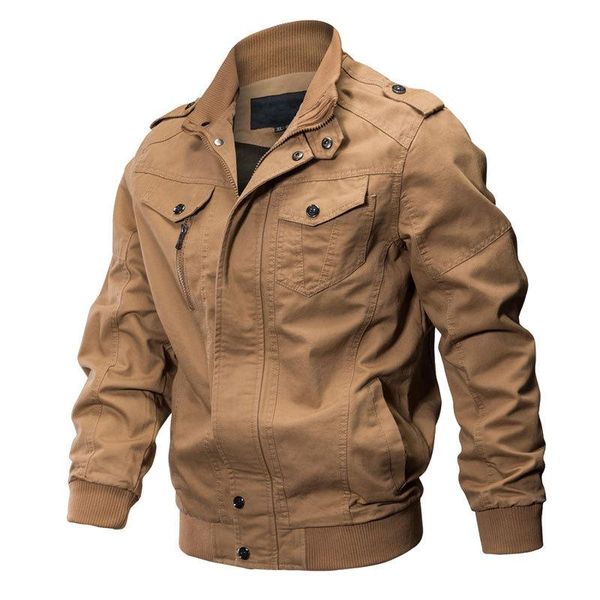 men's jackets arrival spring jacket men casual loose stand collar military bomber plus size 5xl 6xl cotton breathable coat male, Black;brown
men's jackets arrival spring jacket men casual loose stand collar military bomber plus size 5xl 6xl cotton breathable coat male, Black;brown