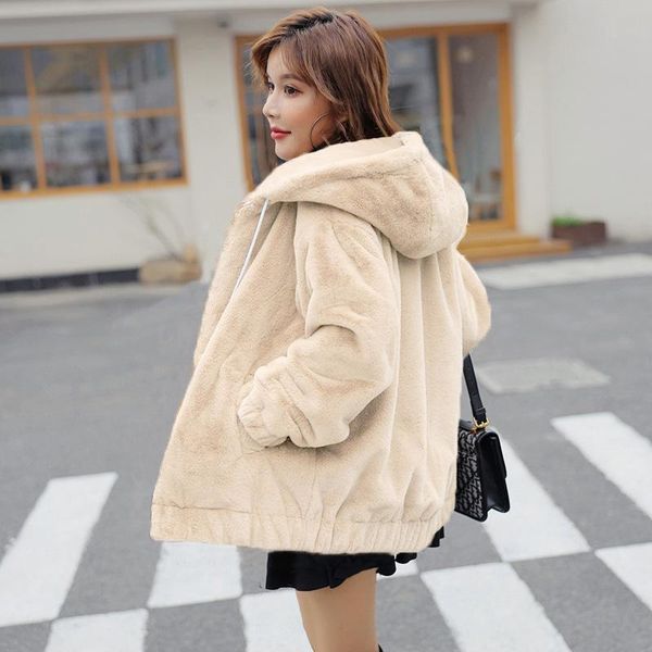women's fur & faux winter warm women coats vintage hooded female loose jacket casual street lady pockets coat m287, Black
women's fur & faux winter warm women coats vintage hooded female loose jacket casual street lady pockets coat m287, Black