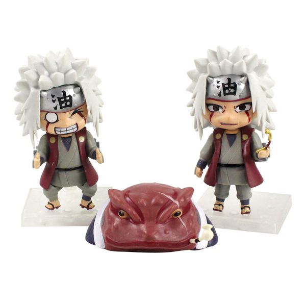 3pcs/Set 10cm Naruto Shippuden Anime Jiraiya Frog Animal Kawaii Q PVC Action Figure Mini Model Toys Kids Gift Brinquedos
3pcs/Set 10cm Naruto Shippuden Anime Jiraiya Frog Animal Kawaii Q PVC Action Figure Mini Model Toys Kids Gift Brinquedos