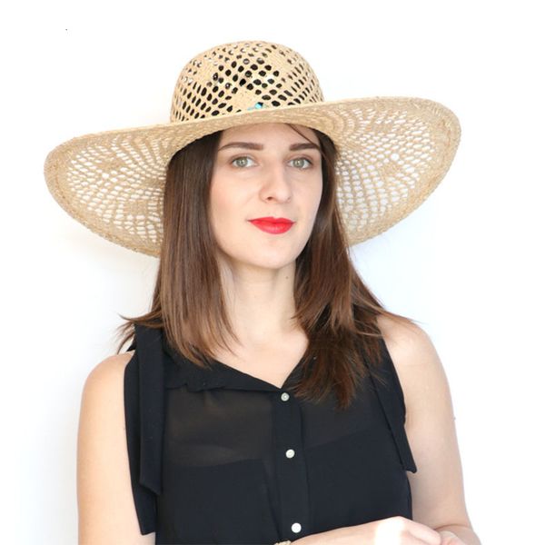2021 new floppy women hats hollow out wide brim raffia straw ladies summer beach kentucky derby sun bow church hat fedoras g268, Blue;gray
2021 new floppy women hats hollow out wide brim raffia straw ladies summer beach kentucky derby sun bow church hat fedoras g268, Blue;gray