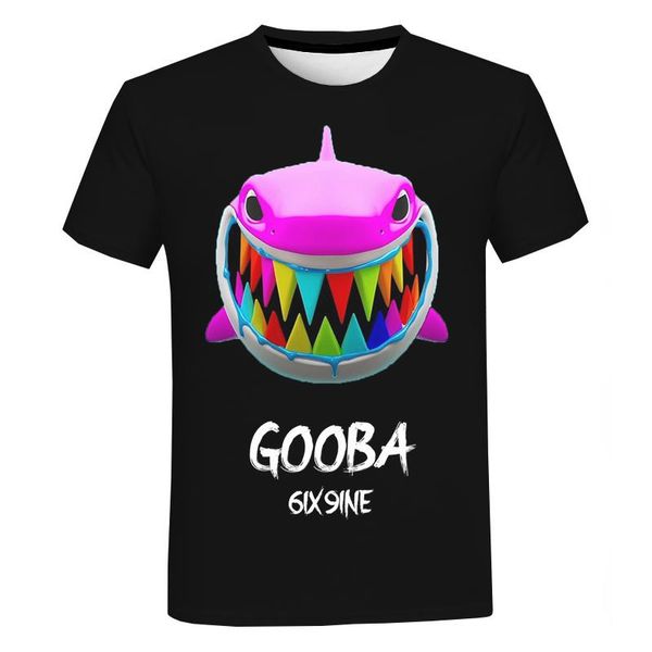 men's t-shirts gooba 6ix9ine 3d print t shirt american rapper short sleeve men women casual streetwear hip hop t-shirt, White;black
men's t-shirts gooba 6ix9ine 3d print t shirt american rapper short sleeve men women casual streetwear hip hop t-shirt, White;black