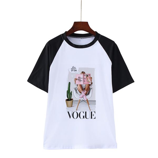 europe and the united states cross-border foreign trade tide fashion princess fashion princess soft comfortable air t-shirt, White
europe and the united states cross-border foreign trade tide fashion princess fashion princess soft comfortable air t-shirt, White