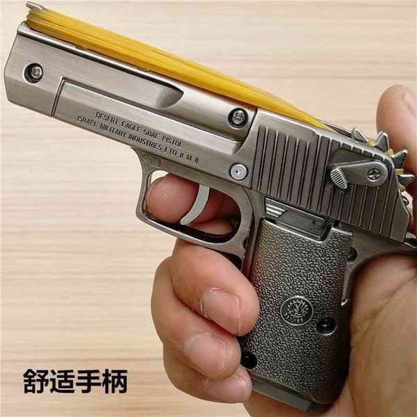 metal alloy folding all rubber band gun children's toy continuous soft bullet pistol boy's gift iron
metal alloy folding all rubber band gun children's toy continuous soft bullet pistol boy's gift iron