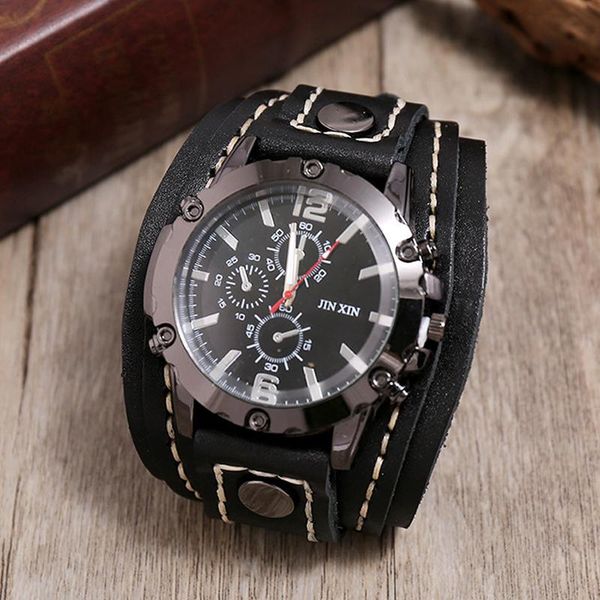 wristwatches luxury men watch military quartz wristwatch big dial casual leather sport watches for analog business clock relojes hombre, Slivery;brown
wristwatches luxury men watch military quartz wristwatch big dial casual leather sport watches for analog business clock relojes hombre, Slivery;brown