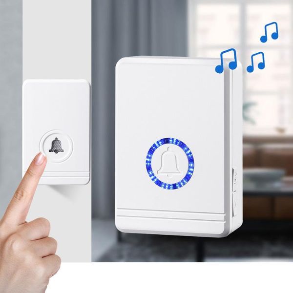smart wireless adjustable volume doorbell comes with 48 songs waterproof touch type welcome doorbell 400 meters remote receiver
smart wireless adjustable volume doorbell comes with 48 songs waterproof touch type welcome doorbell 400 meters remote receiver