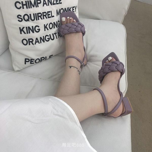 sandals 2021 summer women woven high heels fashion square toe slides outdoor rome slippers women's one shoe two ways to wear, Black
sandals 2021 summer women woven high heels fashion square toe slides outdoor rome slippers women's one shoe two ways to wear, Black
