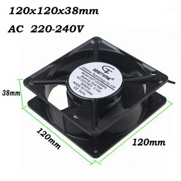 gdstime 1 pcs two ball bearing 110v 120v 220v 240v ac fan 120mm metal case 2 wires for pc casecooling 120x38mm 12cm1
gdstime 1 pcs two ball bearing 110v 120v 220v 240v ac fan 120mm metal case 2 wires for pc casecooling 120x38mm 12cm1