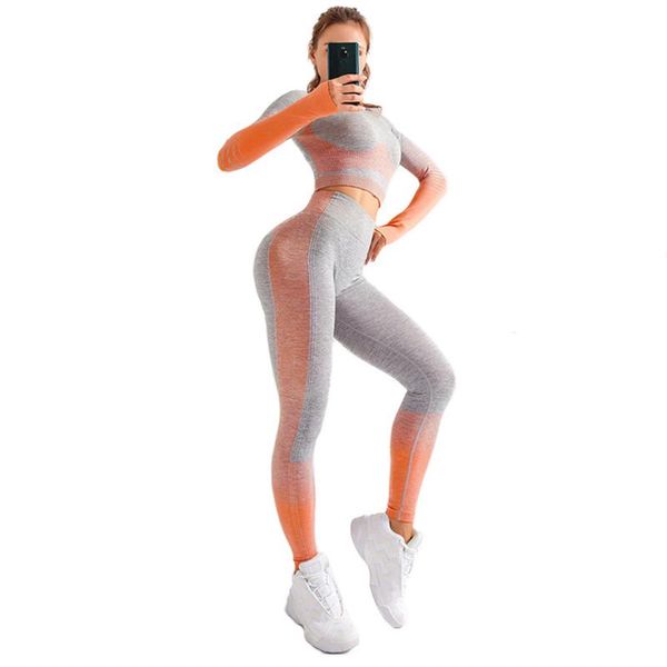 i /2pcs women seamless yoga set workout pants long sleeve crop fitness leggings sports suits gym clothing sportswear
i /2pcs women seamless yoga set workout pants long sleeve crop fitness leggings sports suits gym clothing sportswear