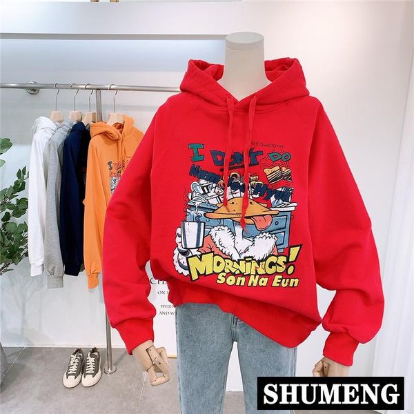 women's hoodies & sweatshirts retro cartoon hooded sweatshirt women 2021 spring fall streetwear graphic lady loose casual cotton hoodie, Black
women's hoodies & sweatshirts retro cartoon hooded sweatshirt women 2021 spring fall streetwear graphic lady loose casual cotton hoodie, Black