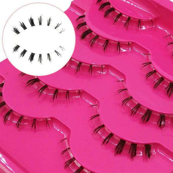 false eyelashes 5 pairs lower pack under eye lashes soft 100% handmade clear band bottom
false eyelashes 5 pairs lower pack under eye lashes soft 100% handmade clear band bottom