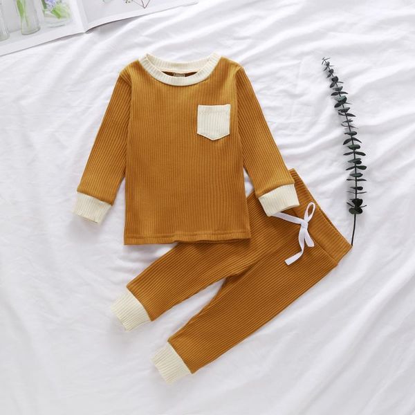 clothing sets 2pcs set kids baby girls boys cotton casual outfits autumn long sleeves pocket +trousers ribbed closure, White
clothing sets 2pcs set kids baby girls boys cotton casual outfits autumn long sleeves pocket +trousers ribbed closure, White