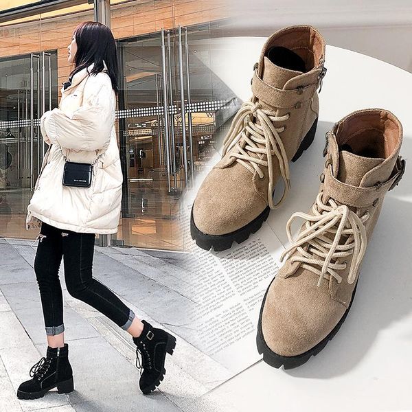 boots female botas mujer 2021 med heels shoes women pu leather brand ladies footware soft cross-tied with fur ankle, Black
boots female botas mujer 2021 med heels shoes women pu leather brand ladies footware soft cross-tied with fur ankle, Black