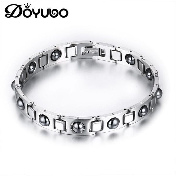 cuff doyubo european design men's stainless steel bangles vintage male punk style little round ball bracelets fashion jewelry dd018, White
cuff doyubo european design men's stainless steel bangles vintage male punk style little round ball bracelets fashion jewelry dd018, White