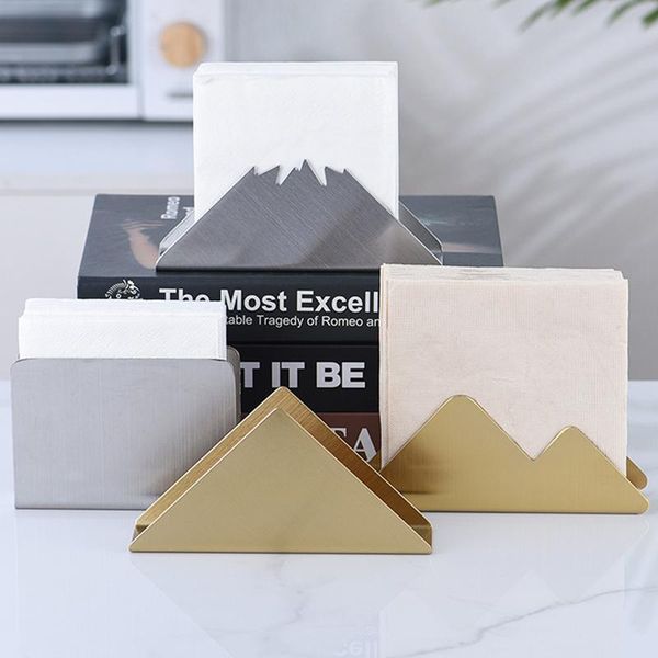 1pc creative stainless steel triangle napkin holder table tissue storage rack for l restaurant
1pc creative stainless steel triangle napkin holder table tissue storage rack for l restaurant