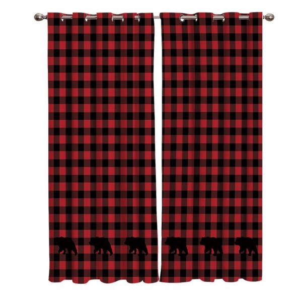 curtain & drapes red black plaid bear curtains window living room kitchen indoor high blackout
curtain & drapes red black plaid bear curtains window living room kitchen indoor high blackout