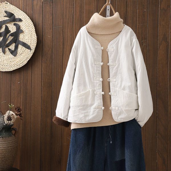 2021 new oversized jacket women's autumn winter clothing parkas quilted coat linen vintage ladies casual q7t0, Black
2021 new oversized jacket women's autumn winter clothing parkas quilted coat linen vintage ladies casual q7t0, Black