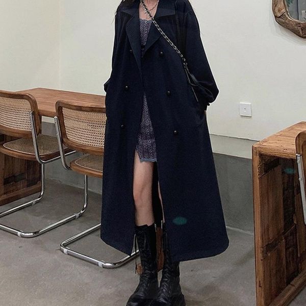 women's trench coats fashion korean oversized spring autumn women windbreaker loose long belted office jackets casaco feminino chaqueta, Tan;black
women's trench coats fashion korean oversized spring autumn women windbreaker loose long belted office jackets casaco feminino chaqueta, Tan;black