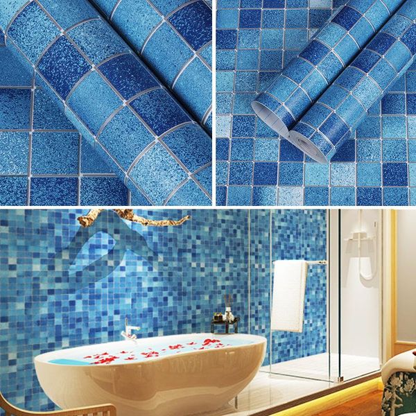 wallpapers 10m pvc self-adhesive mosaic wallpaper kitchen bathroom toilet waterproof oil proof stickers tiles contact paper
wallpapers 10m pvc self-adhesive mosaic wallpaper kitchen bathroom toilet waterproof oil proof stickers tiles contact paper