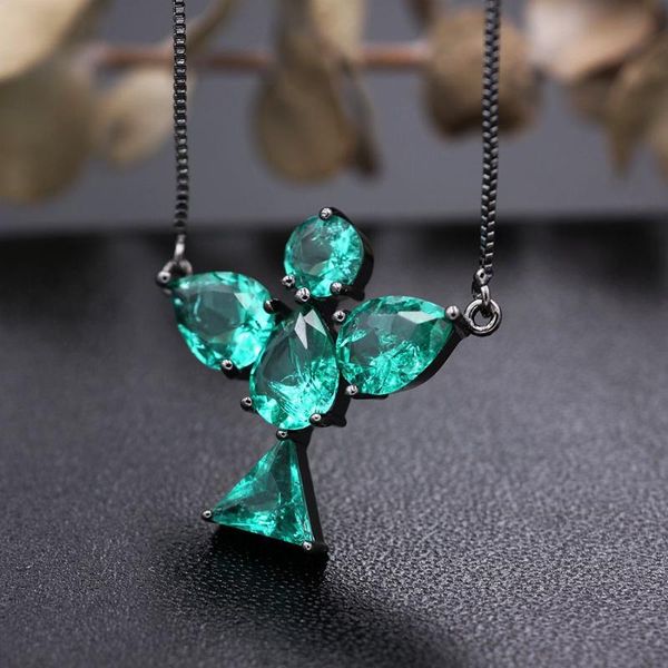 pendant necklaces 2021 drop necklace for women gifts guardian angel milky green blue pink zircon crystal wedding jewelry, Silver
pendant necklaces 2021 drop necklace for women gifts guardian angel milky green blue pink zircon crystal wedding jewelry, Silver