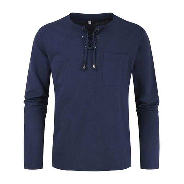 men's t-shirts 2021 spring summer shirt casual fashion cotton linen solid color t-shirt drawstring o-neck long sleeve comfortable mascu, White;black
men's t-shirts 2021 spring summer shirt casual fashion cotton linen solid color t-shirt drawstring o-neck long sleeve comfortable mascu, White;black