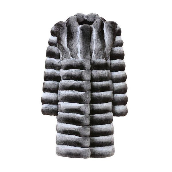 women's fur & faux arlene sain winter collarless coat female chinchilla purple blue long dress lady, Black
women's fur & faux arlene sain winter collarless coat female chinchilla purple blue long dress lady, Black