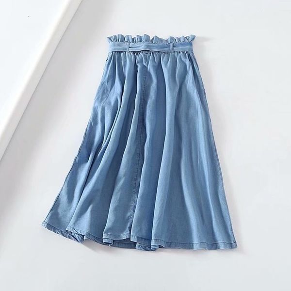 skirts casual loose high waist frill jeans skirt women spring summer thin long midi silk cotton denim ladies as6h, Black
skirts casual loose high waist frill jeans skirt women spring summer thin long midi silk cotton denim ladies as6h, Black