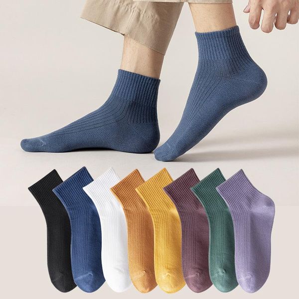 men's socks fashion solid white black blue cotton breathable crew men business male knitting harajuku streetwear long sock
men's socks fashion solid white black blue cotton breathable crew men business male knitting harajuku streetwear long sock