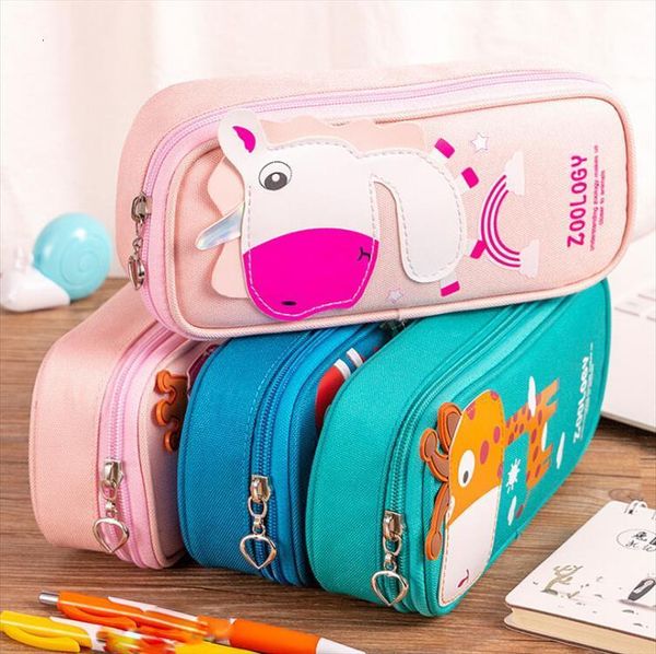 children cartoon pencil case kids cosmetic bag animal large capacity multi layer pen holder stationery box girls pouch
children cartoon pencil case kids cosmetic bag animal large capacity multi layer pen holder stationery box girls pouch