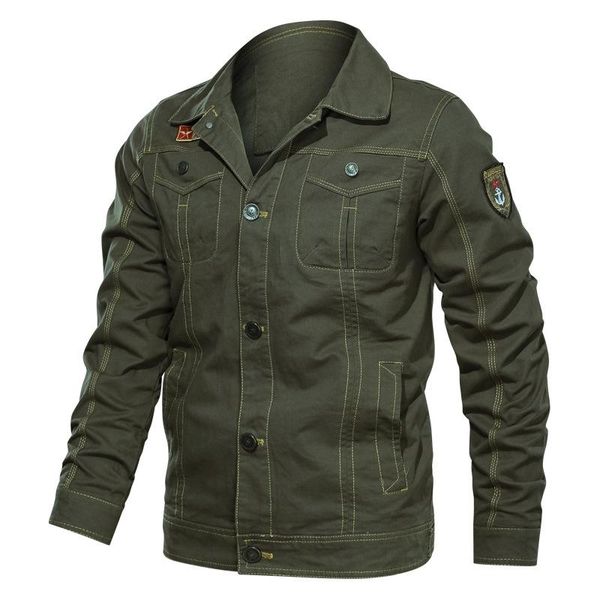men's jackets men jacket denim military man 100% cotton button vintage coat outdoor tooling bargains american casual wear drop, Black;brown
men's jackets men jacket denim military man 100% cotton button vintage coat outdoor tooling bargains american casual wear drop, Black;brown