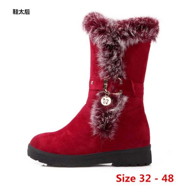 boots winter mid-calf female thick short internal increase woman motorcycle women shoes small big size 32 -48, Black
boots winter mid-calf female thick short internal increase woman motorcycle women shoes small big size 32 -48, Black