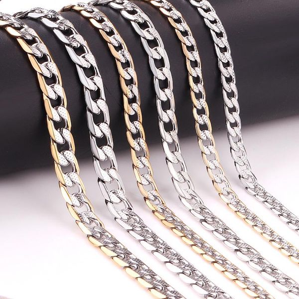 chains aesthetic curb chain jewelry stainless steel collares men necklace width 6/8/10mm length 50/55/60cm silver long necklaces rock
chains aesthetic curb chain jewelry stainless steel collares men necklace width 6/8/10mm length 50/55/60cm silver long necklaces rock